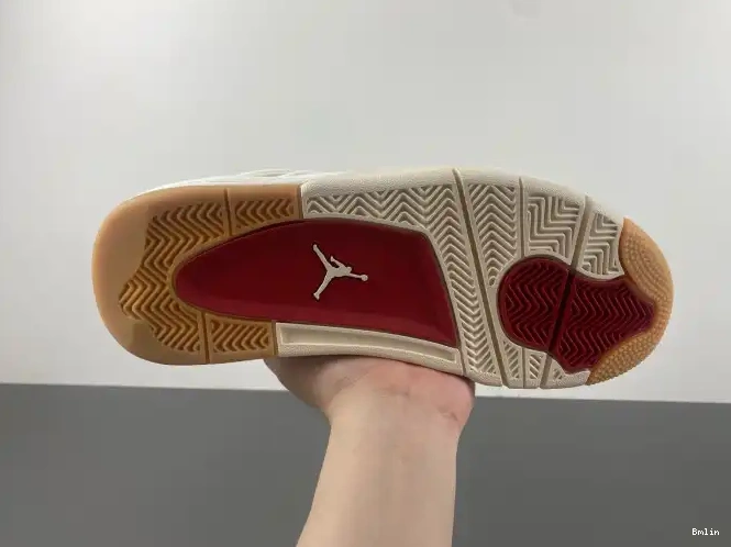 Bmlin Shoes Air Jordan 'White' 4 AO2571-100 x Levi's 0510